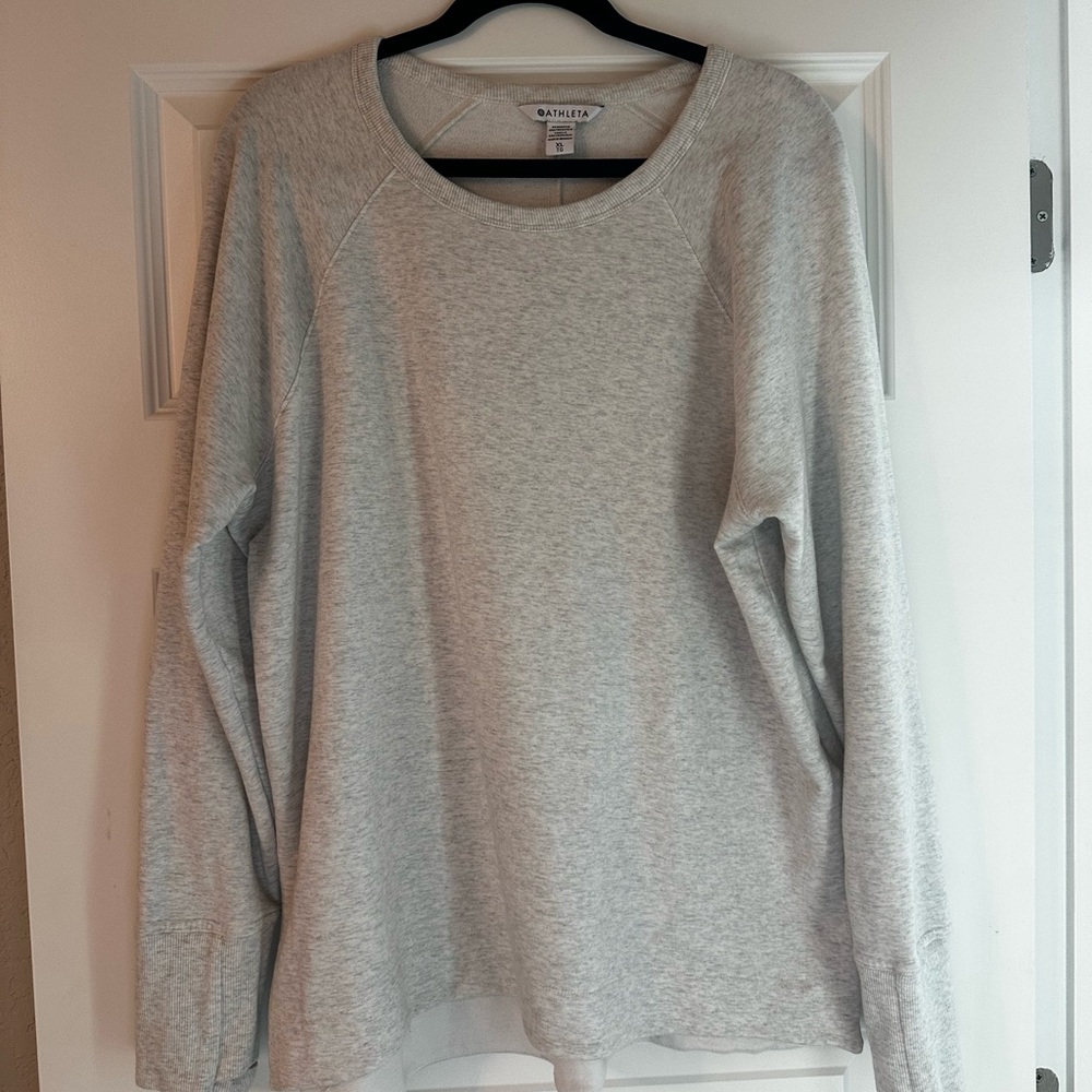 COASTER LUXE RECOVER SWEATSHIRT HEATHER GRAY SIZE XL